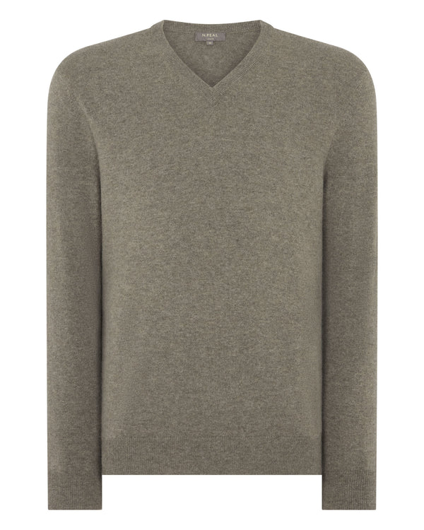 Men's Burlington V Neck Cashmere Sweater 2