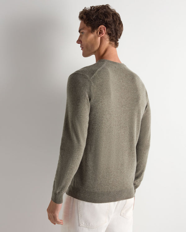 Men's Burlington V Neck Cashmere Sweater 4