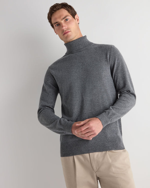 Men's Trafalgar Turtle Neck Cashmere Sweater 1