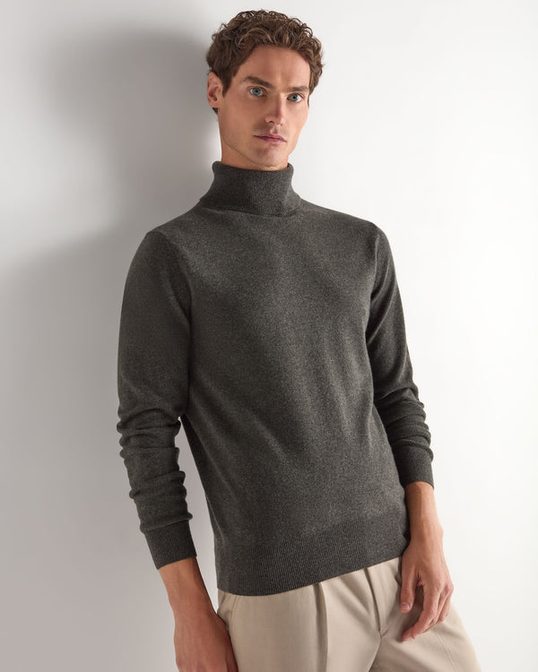 Men's Trafalgar Turtle Neck Cashmere Sweater  1