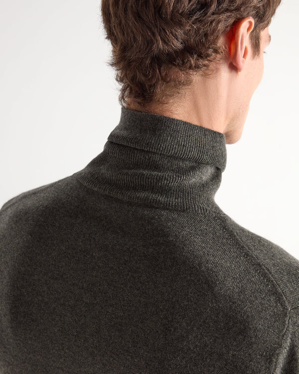 Men's Trafalgar Turtle Neck Cashmere Sweater  6