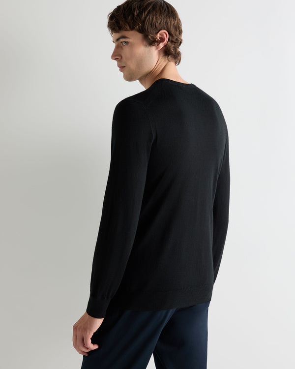 Men's Conduit Fine Gauge Cashmere V Neck Sweater 4