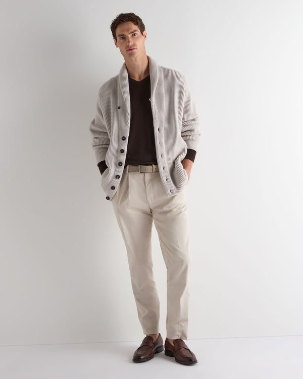 Men's Conduit Fine Gauge Cashmere V Neck Sweater 3