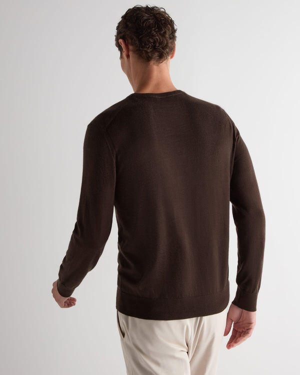 Men's Conduit Fine Gauge Cashmere V Neck Sweater 4