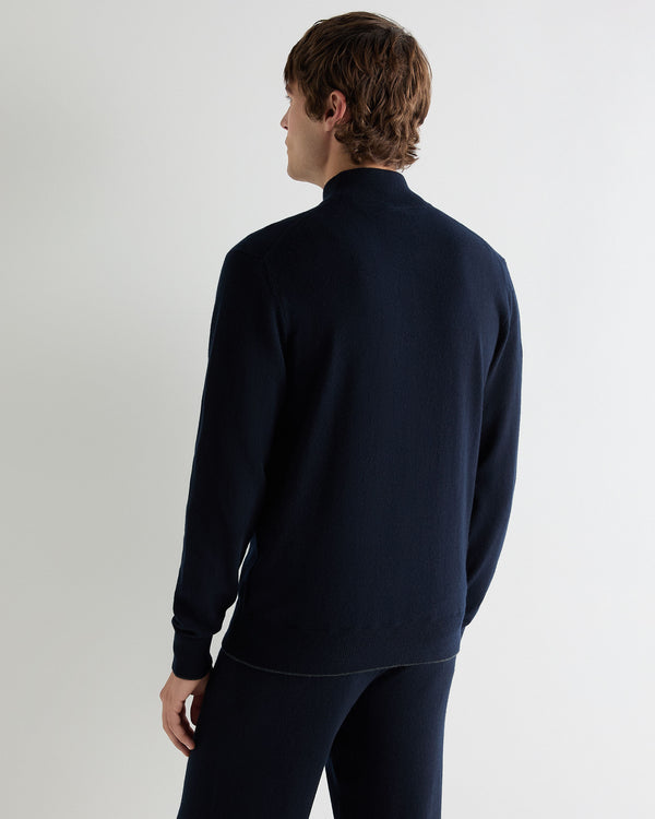 Men's Knightsbridge Full Zip Cashmere Sweater 4