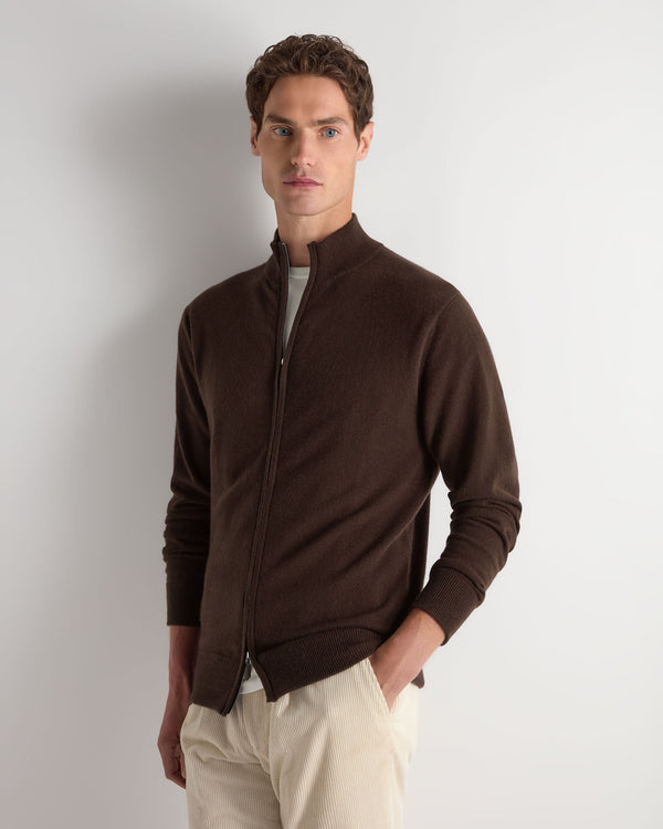 Men's Knightsbridge Full Zip Cashmere Sweater 1