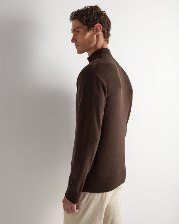 Men's Knightsbridge Full Zip Cashmere Sweater 4