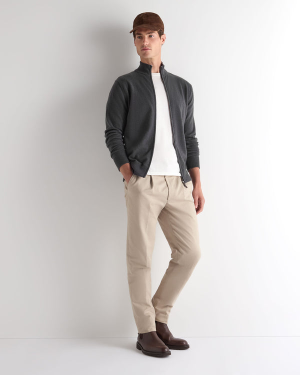 Men's Knightsbridge Full Zip Cashmere Sweater 3