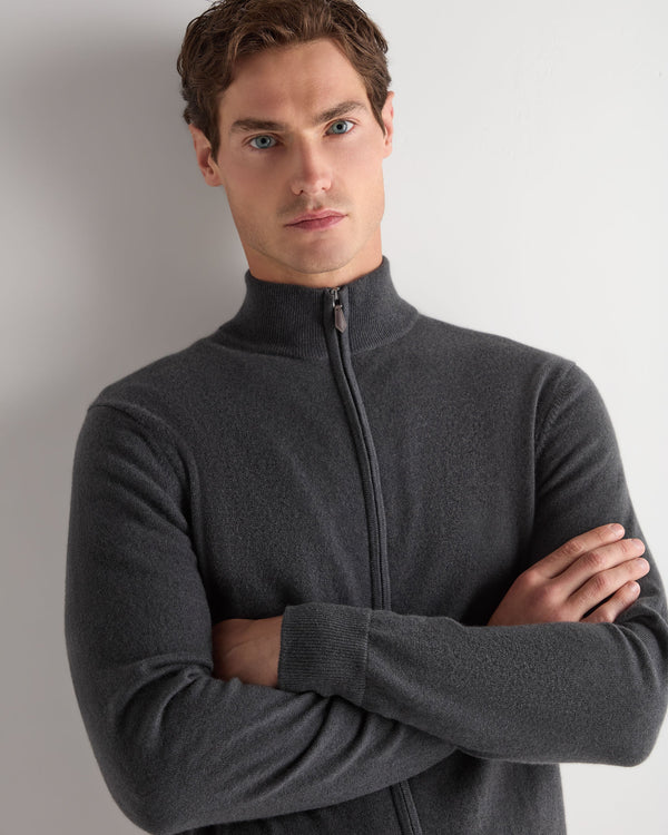 Men's Knightsbridge Full Zip Cashmere Sweater 5