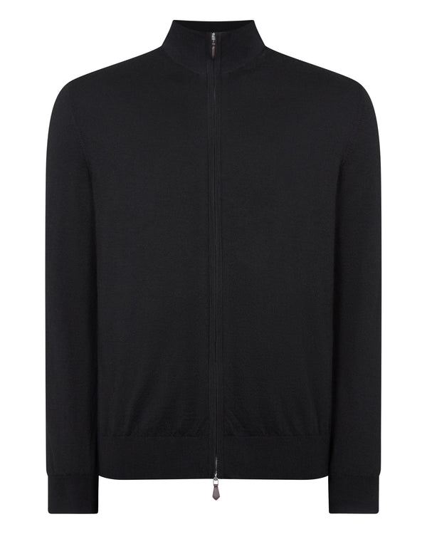 Men's Hyde Fine Gauge Cashmere Full Zip Sweater 2