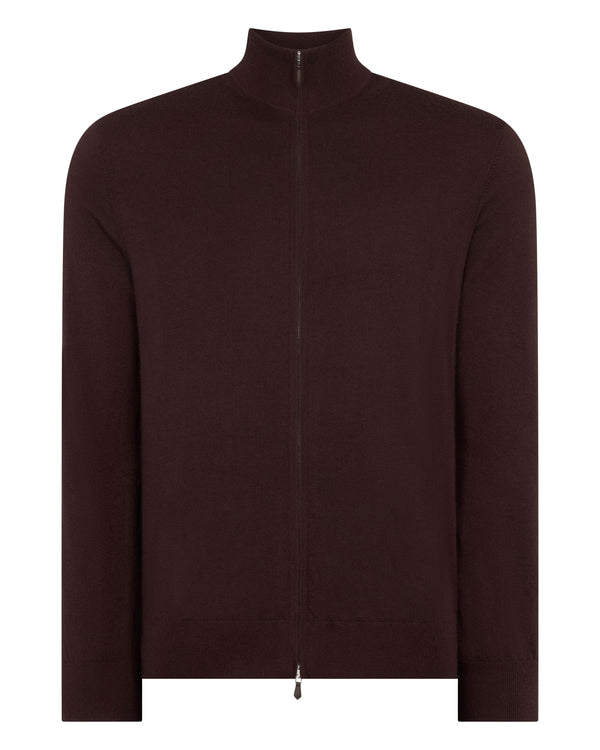 Men's Hyde Fine Gauge Cashmere Full Zip Sweater 2