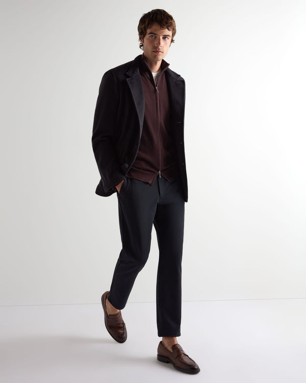Men's Hyde Fine Gauge Cashmere Full Zip Sweater 3