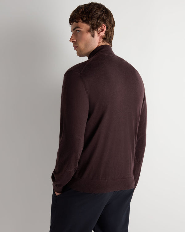 Men's Hyde Fine Gauge Cashmere Full Zip Sweater 4