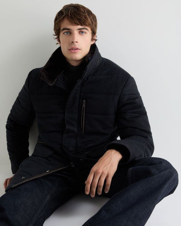 Men's Fur Lined Coat 3