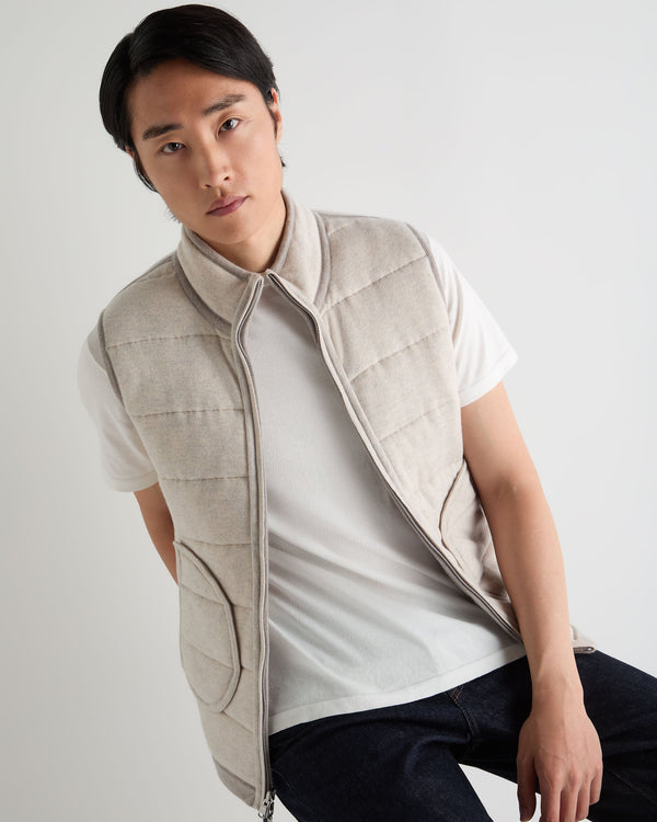 Men's Mall Reversible Cashmere Gilet 7