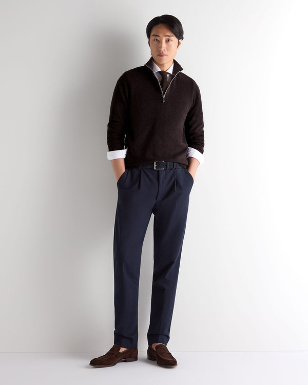 Men's Carnaby Half Zip Cashmere Sweater 3