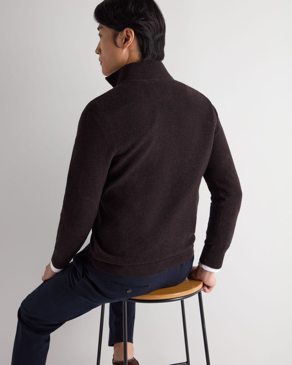 Men's Carnaby Half Zip Cashmere Sweater 4