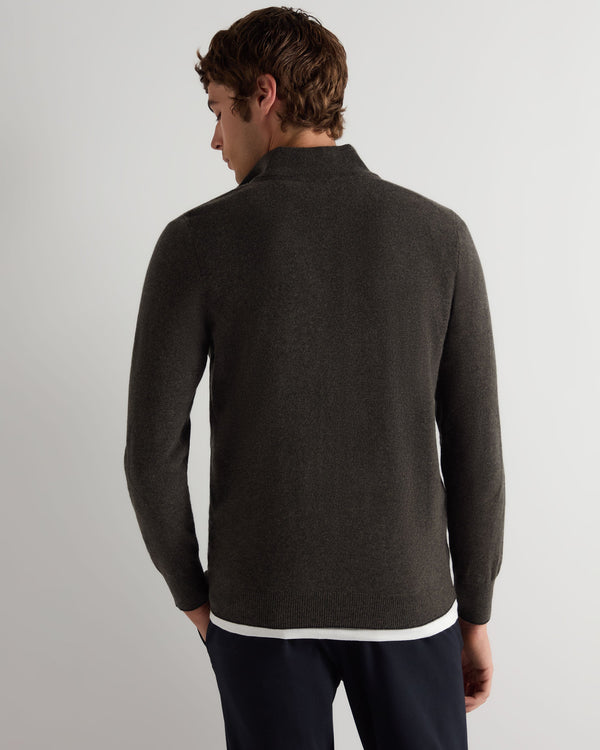 Men's Carnaby Half Zip Cashmere Sweater  4