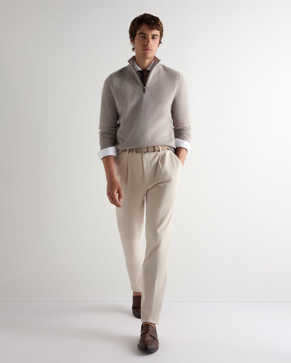 Men's Carnaby Half Zip Cashmere Sweater 3
