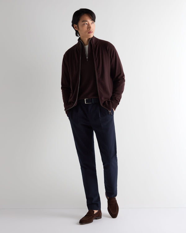 Men's Carnaby Half Zip Cashmere Sweater 3