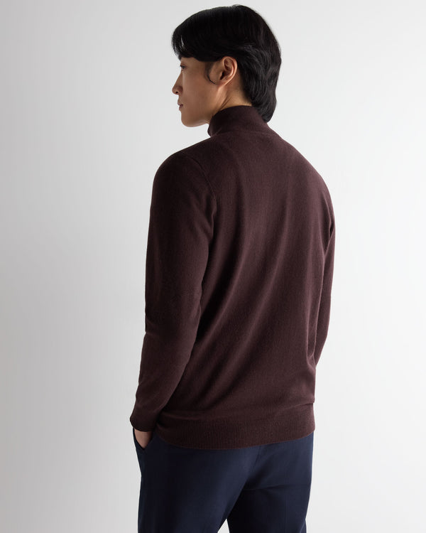 Men's Carnaby Half Zip Cashmere Sweater 4