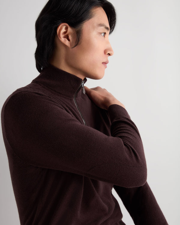 Men's Carnaby Half Zip Cashmere Sweater 5