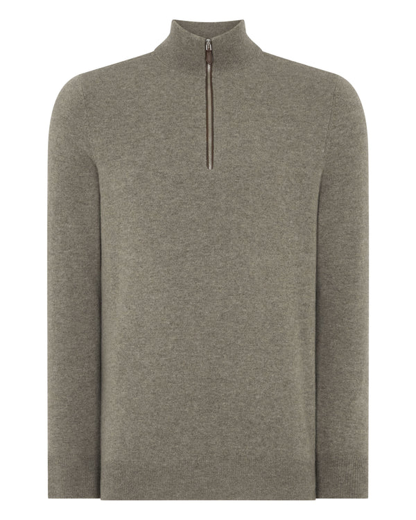 Men's Carnaby Half Zip Cashmere Sweater 2