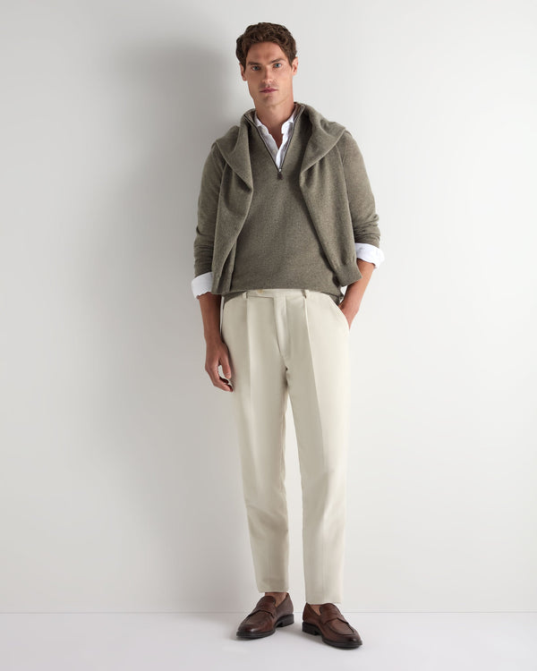 Men's Carnaby Half Zip Cashmere Sweater 3
