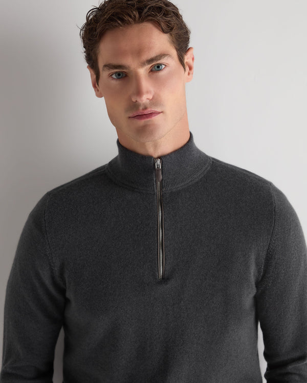 Men's Carnaby Half Zip Cashmere Sweater 5