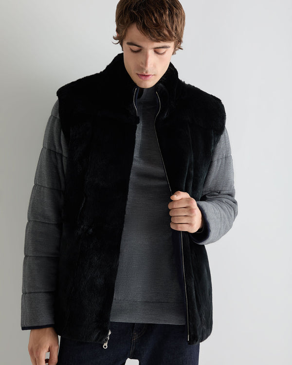 Men's Whistler Fur Quilted Jacket 6
