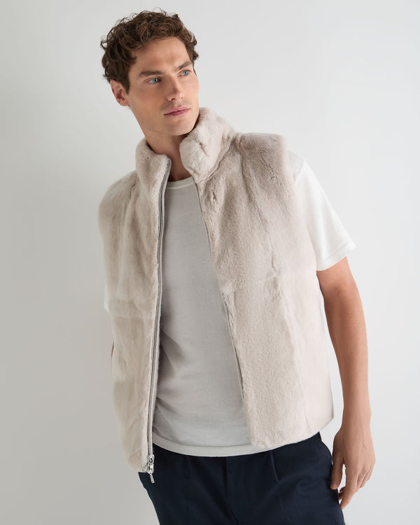 Men's Dolomiti Cable Fur Gilet 6