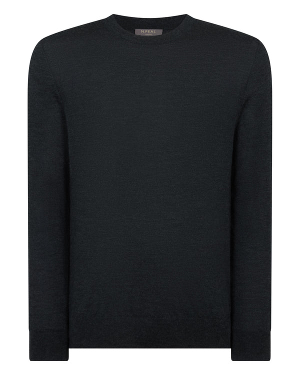 Men's Covent Fine Gauge Cashmere Round Neck Sweater 2