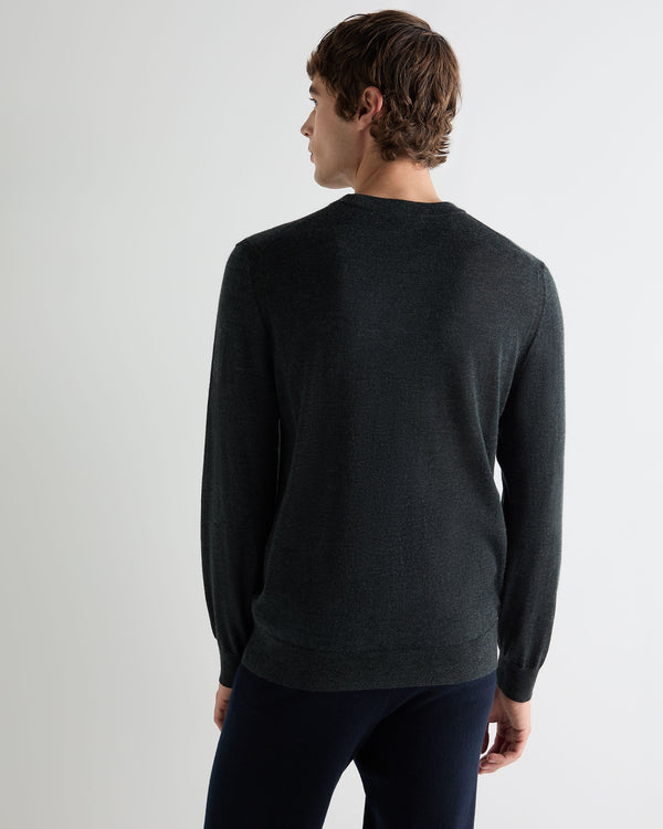 Men's Covent Fine Gauge Cashmere Round Neck Sweater 4