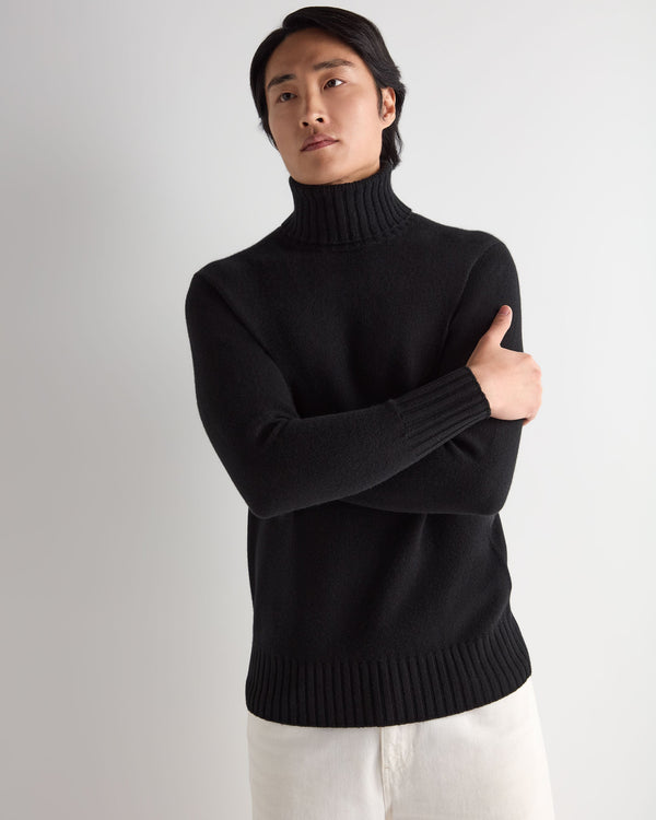 Men's Brompton Turtle Neck Cashmere Sweater 1