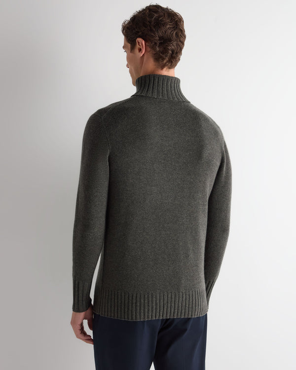 Men's Brompton Turtle Neck Cashmere Sweater  4