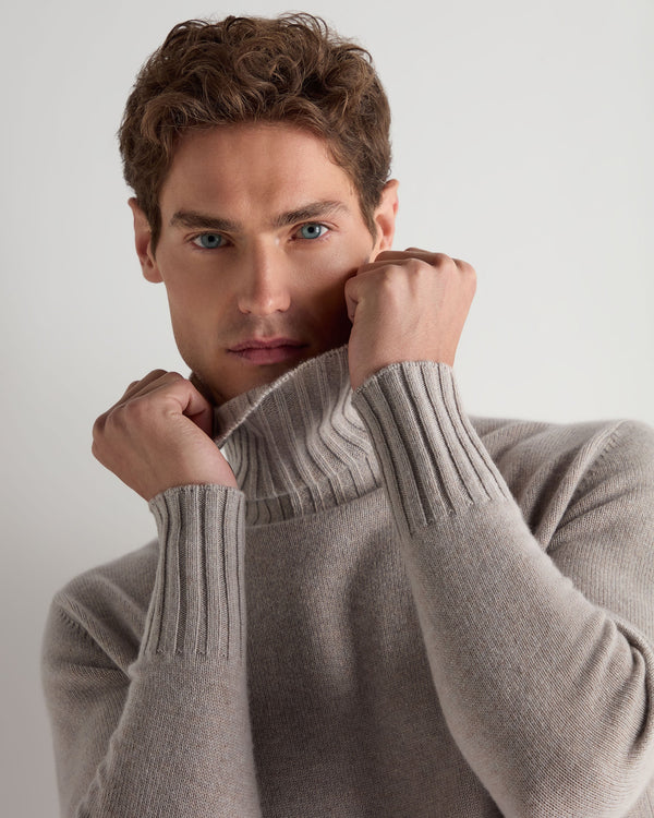 Men's Brompton Turtle Neck Cashmere Sweater 6