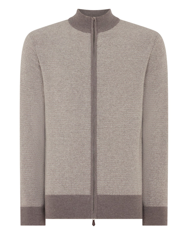 Men's Textured Birdseye Cashmere Jacket 2