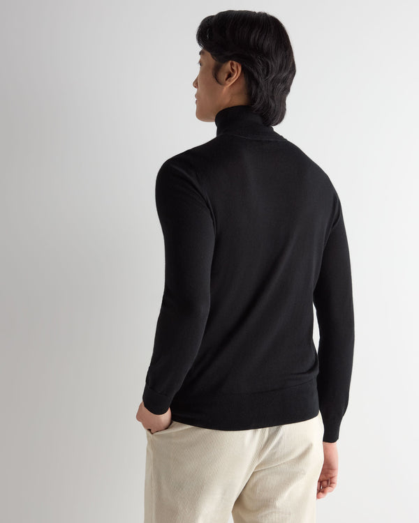 Men's Pimlico Fine Gauge Cashmere Turtle Neck Sweater 4