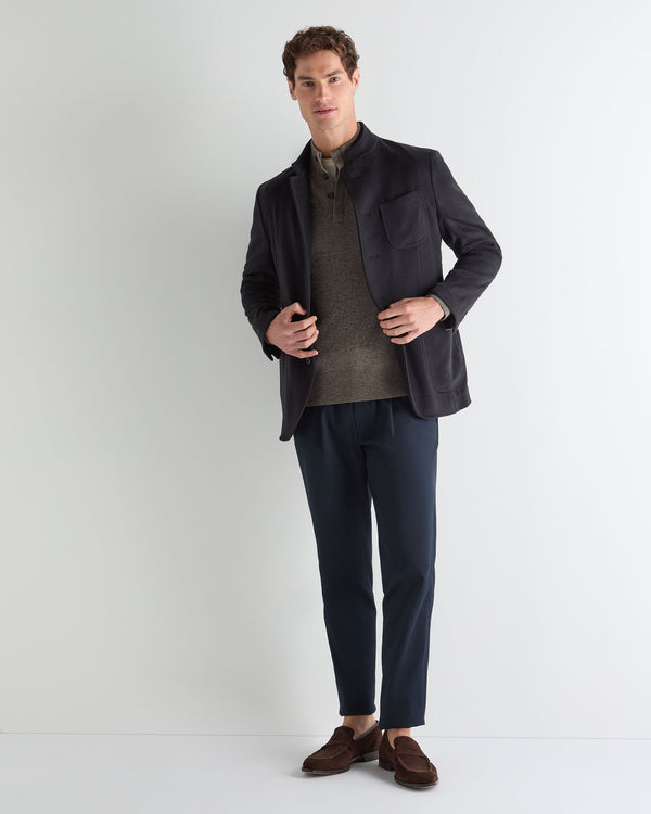 Men's Half Button Cashmere Sweater 3