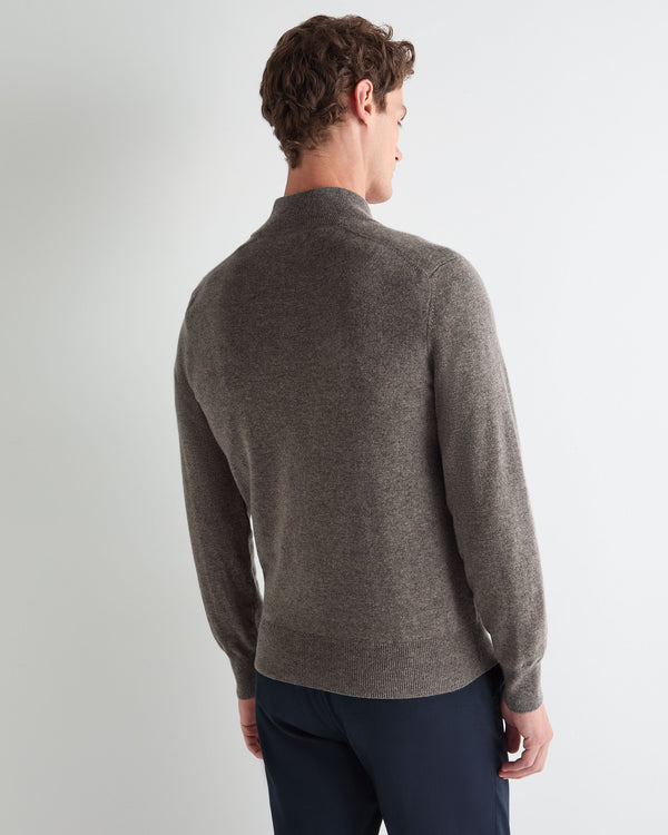 Men's Half Button Cashmere Sweater 4