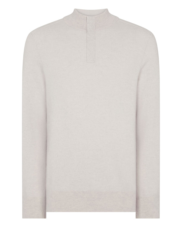 Men's Half Button Cashmere Sweater 2