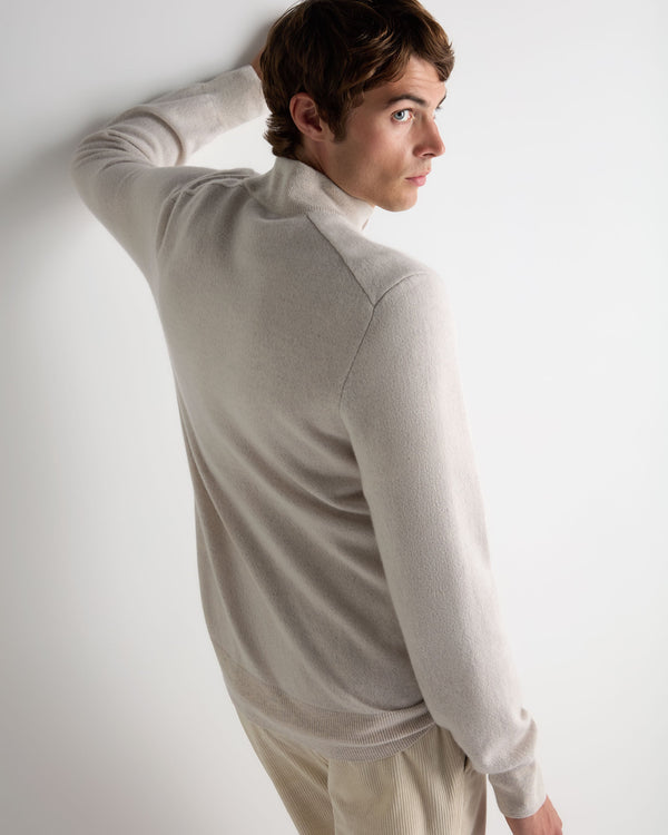 Men's Half Button Cashmere Sweater 4