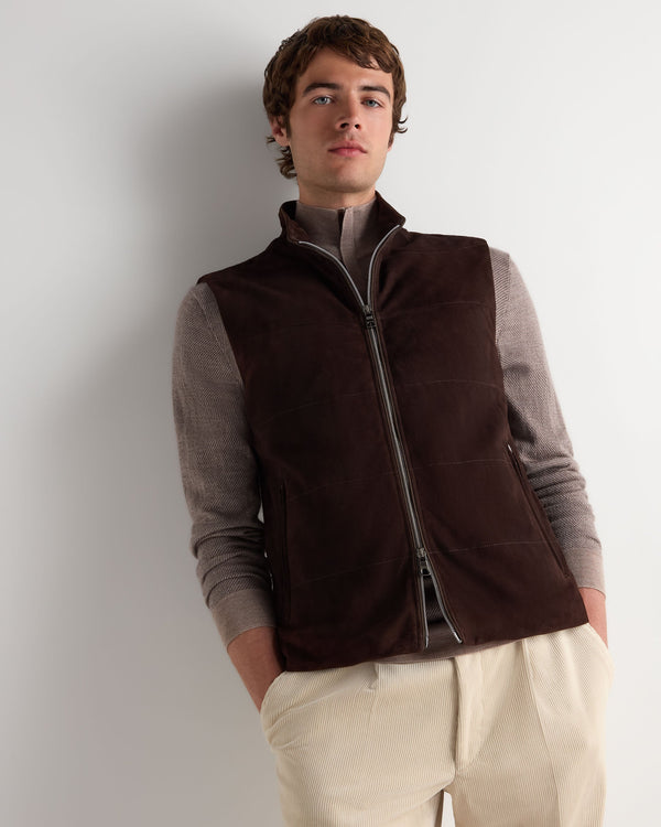 Men's Belgravia Suede Gilet 1