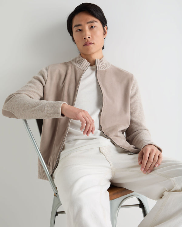Men's Davos Suede Front Jacket 6