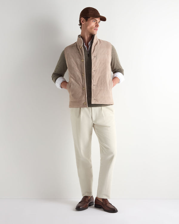 Men's Verbier Cashmere And Suede Gilet 3