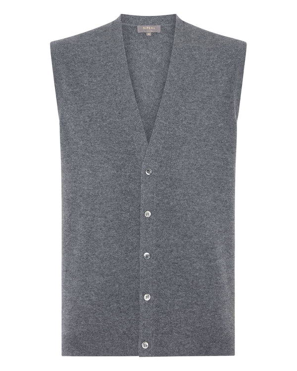 Men's Sleeveless Cashmere Tank Top 2