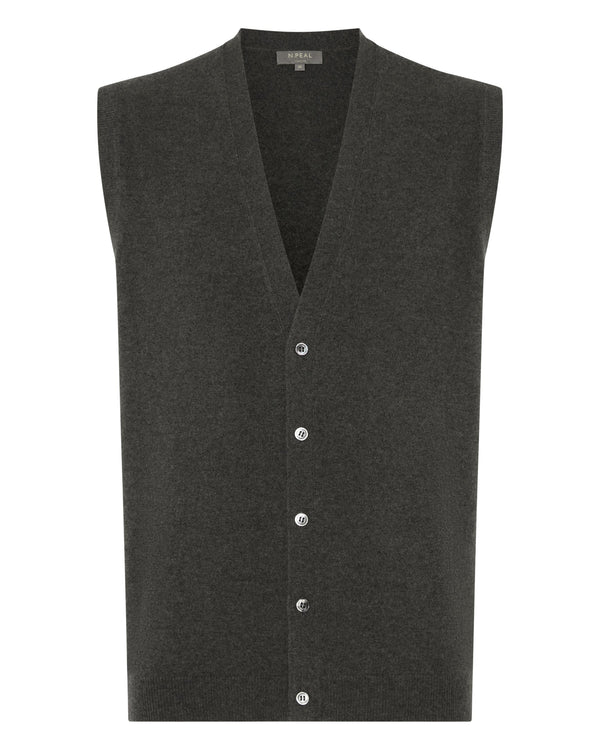 Men's Sleeveless Cashmere Tank Top  2