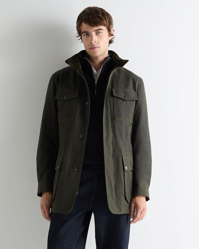 Men's Waxed Field Jacket Green