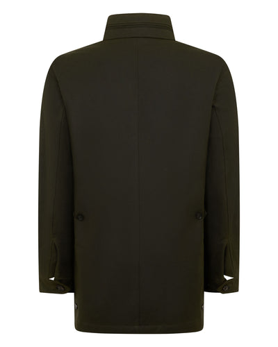 N.Peal Men's Waxed Field Jacket Green