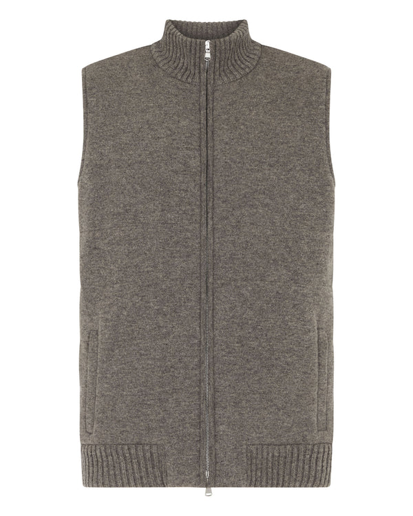 Men's Cashmere Quilted Gilet 2
